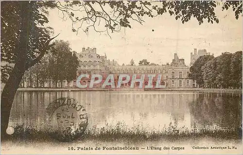 Cartes postales Palais de Fontainebleau L'Etang des Carpes