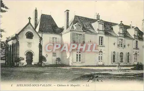Cartes postales Souligne sous Vallon Chateau de Maquille
