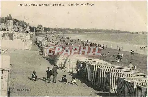 Cartes postales La Baule sur Mer (Loire Inf) L'Entree de la Plage