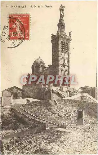Cartes postales Marseille Notre Dame de la Garde