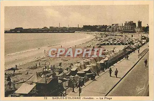 Cartes postales Sable d'Olonne (Vendee) La Plage
