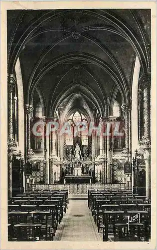Moderne Karte Basilique de Notre Dame de Sacre Coeur La Chapelle de Notre Dame