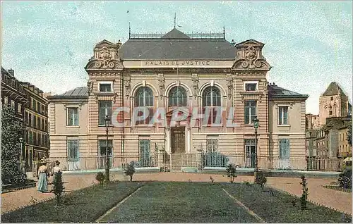 Cartes postales Dieppe Le palais de justice