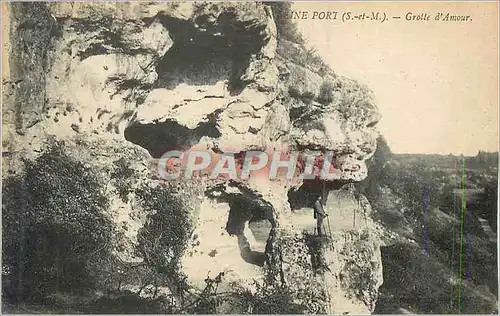 Ansichtskarte AK Seine Port (S et M) Grotte d'Amour
