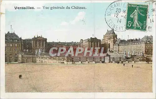 Ansichtskarte AK Versailles Vue Generale du Chateau