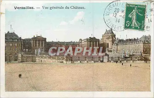 Cartes postales Versailles Vue Generale du Chateau