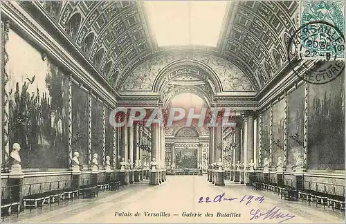 Cartes postales Palais de Versailles Galerie des Batailles