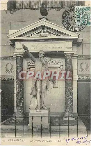 Cartes postales Versailles La Statue de Bailly