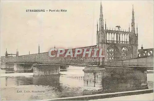 Cartes postales Strasbourg Pont du Rhin