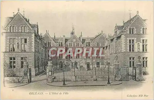 Cartes postales Orleans l'Hotel de Ville (carte 1900)