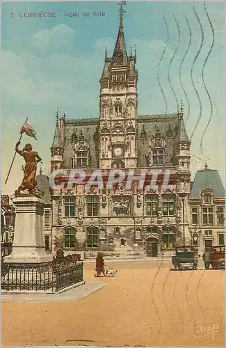 Cartes postales Compiegne Hotel de Ville