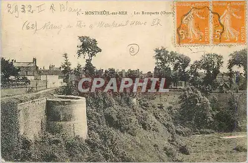 Cartes postales Montreuil sur Mer les Remparts (Ouest)