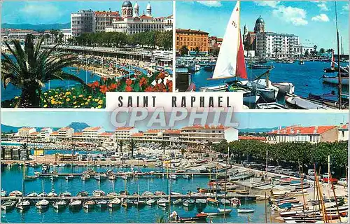 Cartes postales moderne Saint Raphael (Var) la Cote d'Azur la Plage