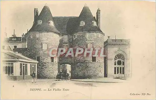 Cartes postales Dieppe les Vieilles Tours (carte 1900)