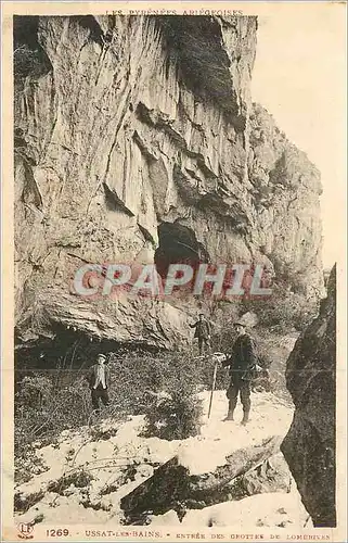 Cartes postales Ussat les Bains Entree des Grottes