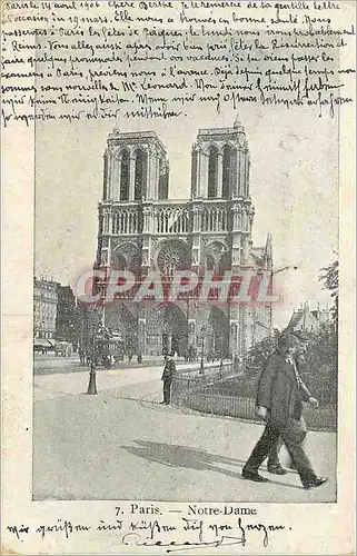 Cartes postales Paris Notre Dame