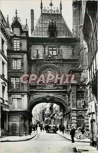 Moderne Karte Rouen La grosse horloge