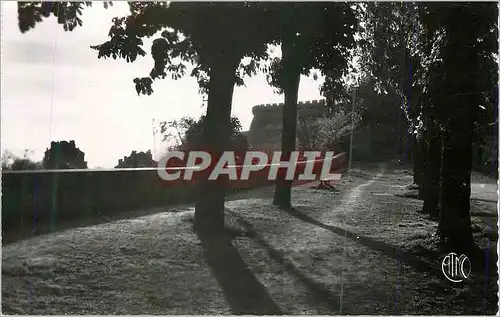 Moderne Karte Mezieres (Ardennes) Promenade sur Vieux Remparts