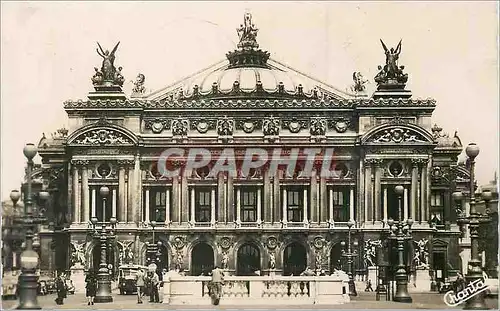 Moderne Karte Paris Theatre et l'Opera