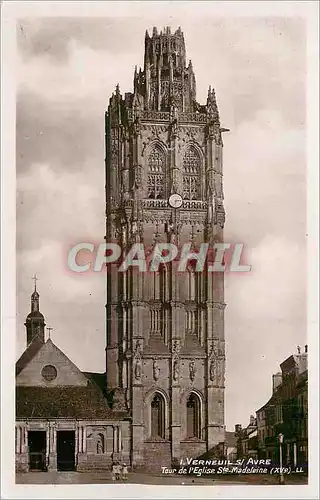 Cartes postales moderne Verneuil sur Avre Tour de l'Eglise Ste Madeleine (XVe)