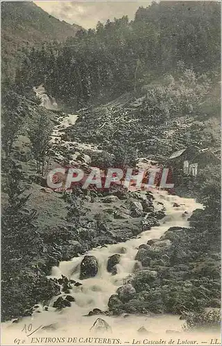 Ansichtskarte AK Environs de Cauterets Les Cascades de Lutour