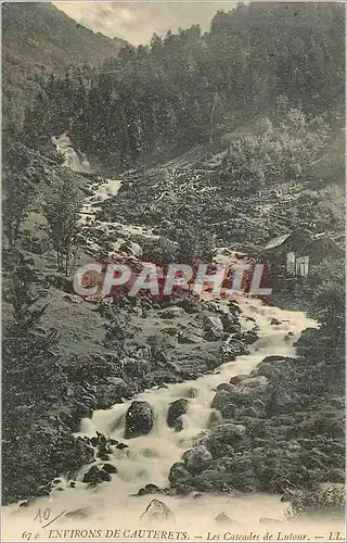 Cartes postales Environs de Cauterets Les Cascades de Lutour