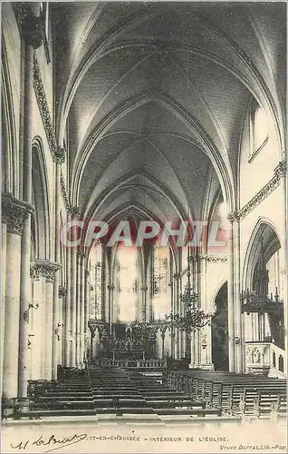 Cartes postales Saint Just en Chaussee Interieur de l'Eglise