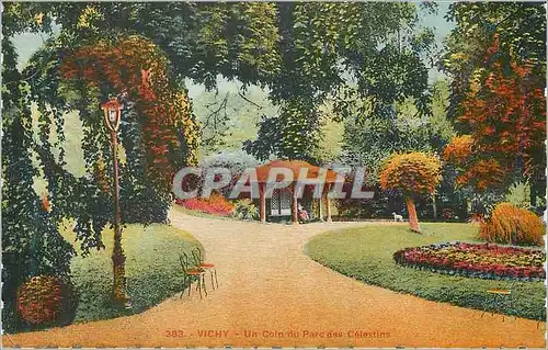 Cartes postales Vichy Un Coin du Parc des Celestins