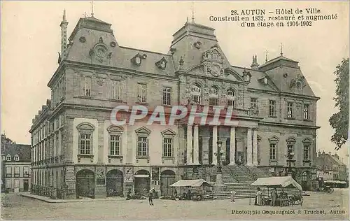 Ansichtskarte AK Autun Hotel de Ville Construit en 1832