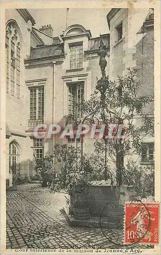 Ansichtskarte AK Cour Inferieure de la Maison de Jeanne d'Arc Orleans