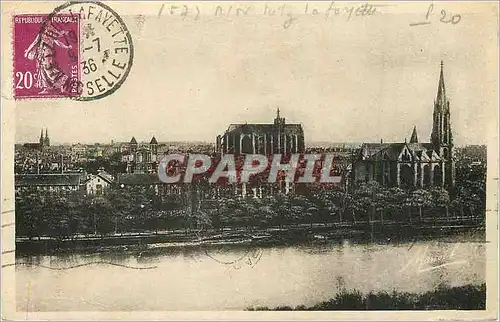 Cartes postales Metz Vue Generale et la Moselle