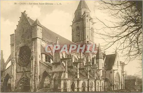 Ansichtskarte AK Caen Le Vieux Saint Etienne