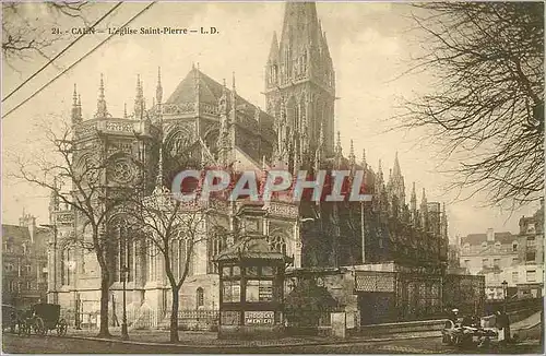 Cartes postales Caen L'Eglise Saint Pierre