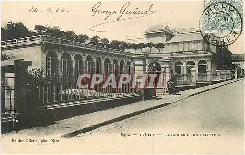 Cartes postales Vichy L'Orangerie des Celestins (carte 1900)