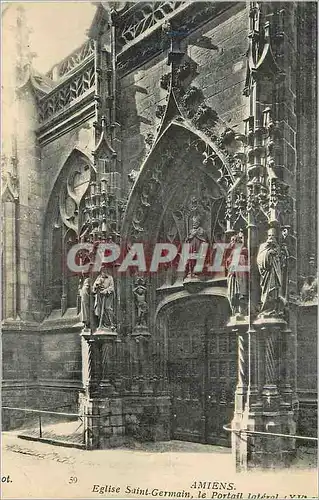 Cartes postales Amiens Eglise Saint Germain le Portail Lateral