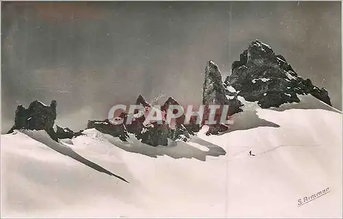Cartes postales moderne Tignes 1859 m (Savoie) Aiguille percee (2772 m)