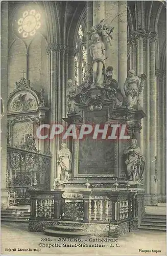 Ansichtskarte AK Amiens La Cathedrale Chapelle Saint Sebastien