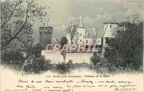 Cartes postales Barby pres Chambery Chateau de la Batie (carte 1900)