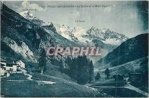 Cartes postales Peisey Les Lanches La Sache et le Mont Pourri