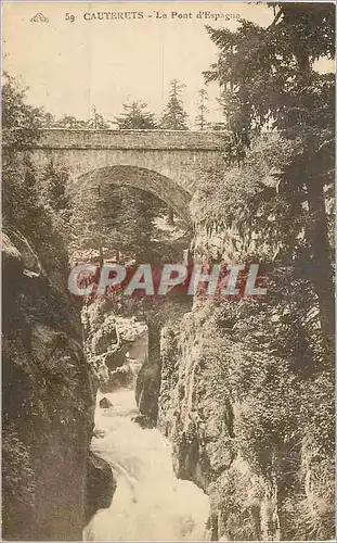 Cartes postales Cauterets Le Pont d'Espagne