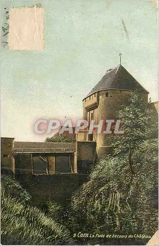 Ansichtskarte AK Caen La Porte de Secours du Chateau