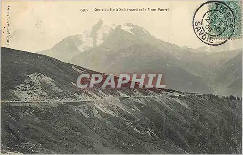 Cartes postales Route du Petit St Bernard et le Mont Pourri