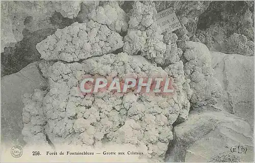 Cartes postales Foret de Fontainebleau Grotte aux Cristaux