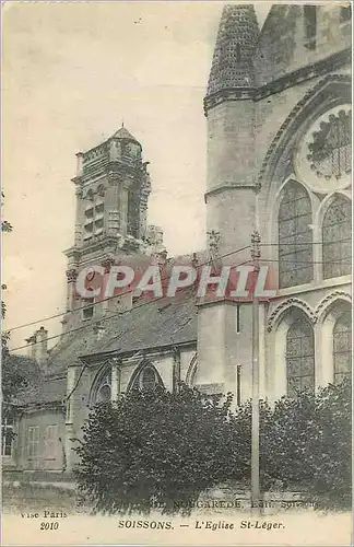 Cartes postales Soissons L'Eglise St Leger