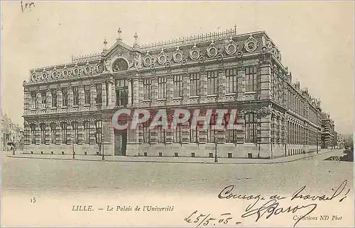 Cartes postales Lille Le Palais de l'Universite (carte 1900)