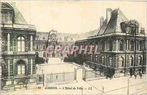 Ansichtskarte AK Amiens L'Hotel de Ville