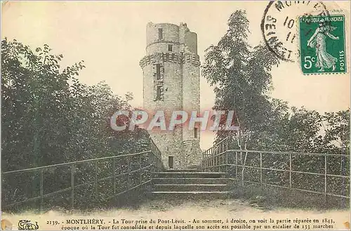 Cartes postales Montlhery La Tour prise du Pont Levis