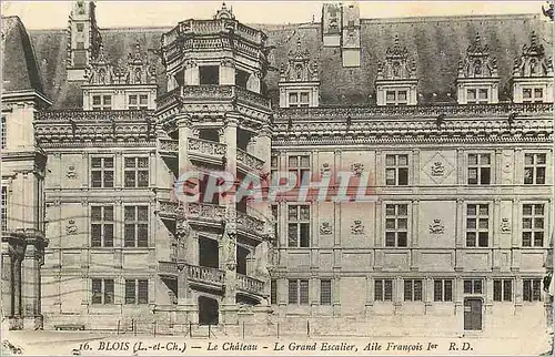 Cartes postales Blois (L et Ch) Le Chateau Le Grand Escalier Aile Francois Ier