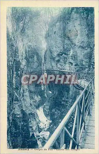 Cartes postales Annecy Gorges de Fier Entree des Gorges