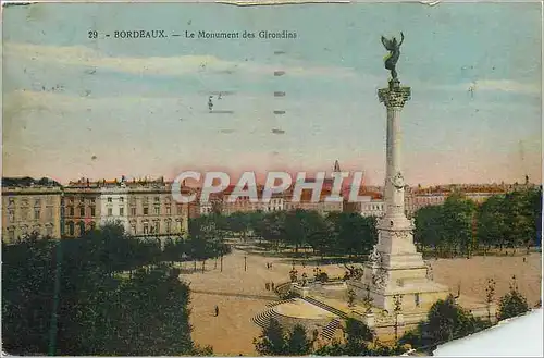 Cartes postales Bordeaux Le Monument des Girondins